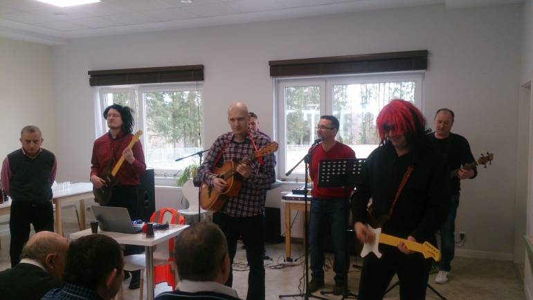 Wizyta podopiecznych Domu Pomocy Społecznej w Rudzie Różanieckiej